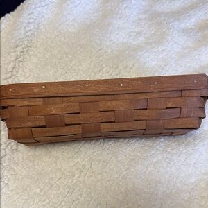 Longaberger Tan Woven Basket